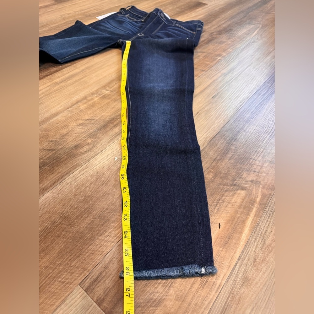PARKER SMITH Bombshell Horizon High Rise Cropped Jeans Dark Indigo, size 26 NWT - Picture 10 of 16